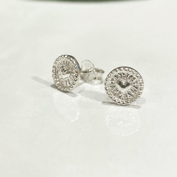 Love earrings silver Brass covered with genuine silver - Creations for  Women Jewellery - Création Gas Bijoux